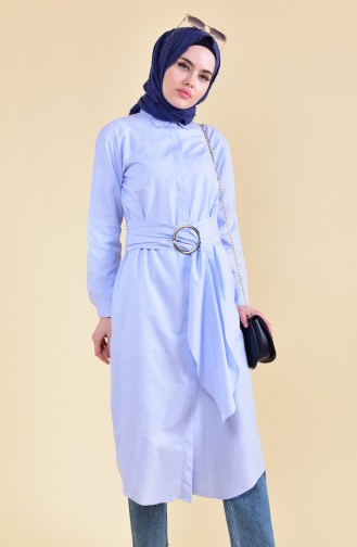 Belted Tunic  3001-01 Blue 3001-01