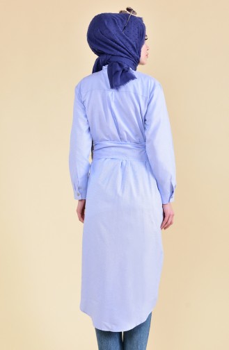 Belted Tunic  3001-01 Blue 3001-01