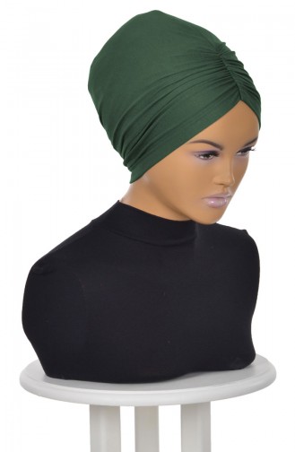 Cotton Bonnet Dark Green B0020-14 0020-14