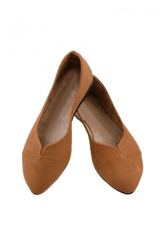 Tobacco Brown Woman Flat Shoe 0113-04