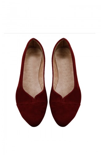 Claret red Woman Flat Shoe 0113-05