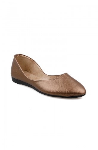 Women´s Flat Shoes Ballerina 0114-08 Copper 0114-08