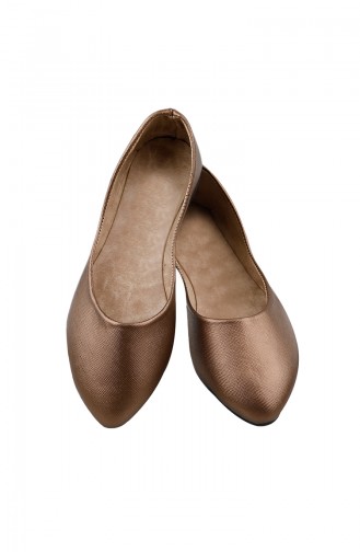 Women´s Flat Shoes Ballerina 0114-08 Copper 0114-08