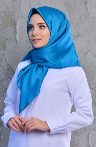 Plain Rayon Scarf 95245-13 Turquoise 95245-13