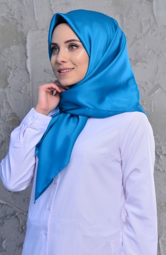 Plain Rayon Scarf 95245-13 Turquoise 95245-13