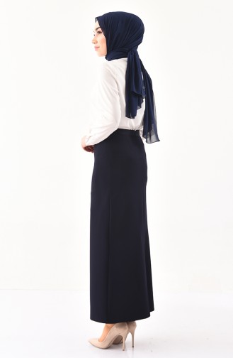 Navy Blue Skirt 0405-01