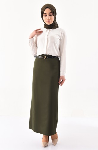 Khaki Skirt 0407-05