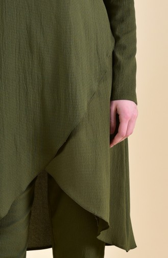Tunik Pantolon İkili Takım 130022-04 Haki