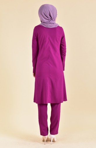 Tunic Pants Binary Suit 130022-09 Purple 130022-09