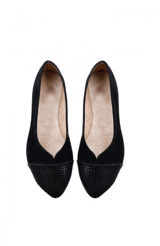 Black Women`s Flats 0117-01