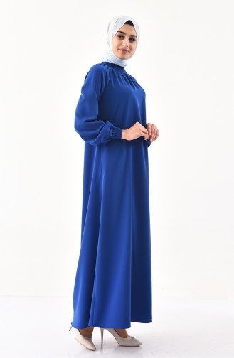 Saxe Hijab Dress 0274-06