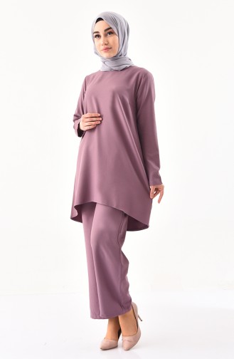 iLMEK Tunic Pants Double Suit 5247-03 Dried Rose 5247-03