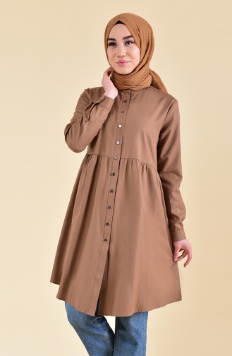 Pleated Waist Tunic 5000-02 Camel 5000-02