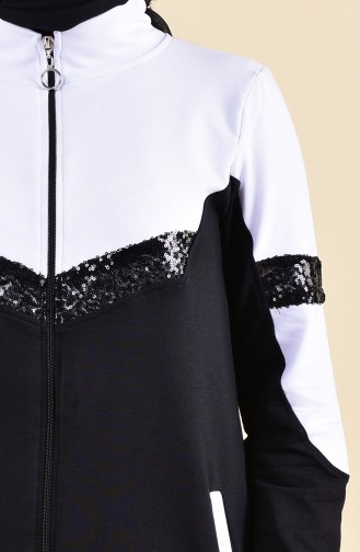 Sequined Tracksuit 1416-01 Black 1416-01