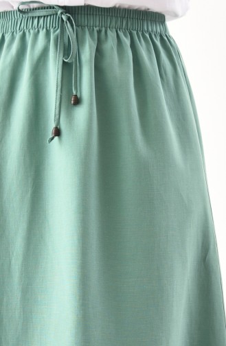 DURAN Elastic Waist Frilly Skirt 1114B-01 Green 1114B-01