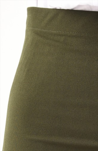 Elastic Pencil Skirt 2139-05 Khaki 2139-05