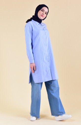 Pantalon Bleu Jean 1007-01