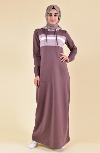 Cepli Spor Elbise 8320-01 Kahverengi 8320-01