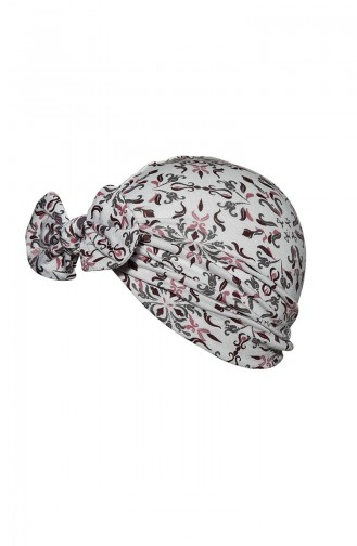 Bonnet a Motifs Pour Enfant BCB016 Ecru 016