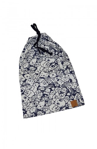 Bonnet a Motifs Pour Enfant BSE013 Blanc 013