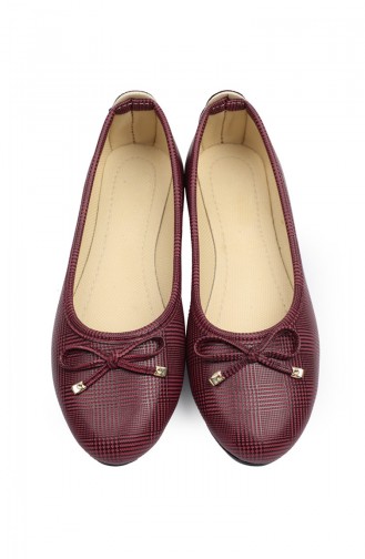 Claret red Woman Flat Shoe 94206-6