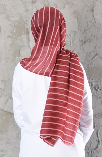 Light Brick Red Shawl 327-105