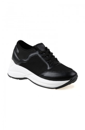 Bayan Spor Ayakkabı 50129-01 Siyah
