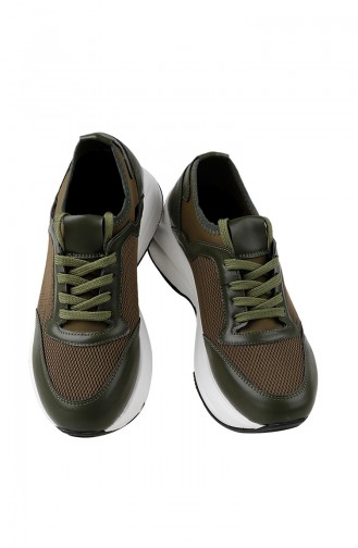 حذاء رياضي نسائي 50129-02 لون أخضر 50129-02
