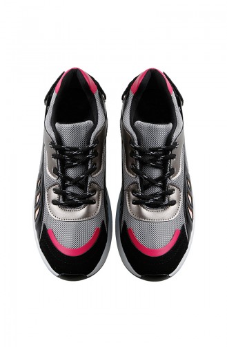 Women´s Sports Shoes  62116-01 Black Silver 62116-01