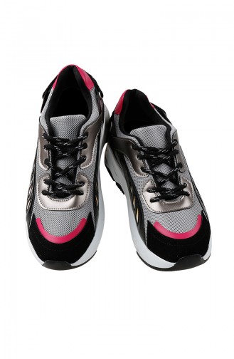 Women´s Sports Shoes  62116-01 Black Silver 62116-01