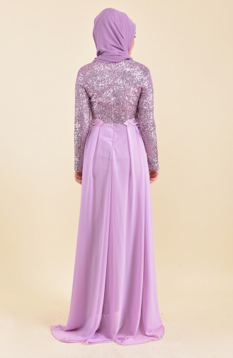 Sequined Evening Dress 52742-03 Lilac 52742-03