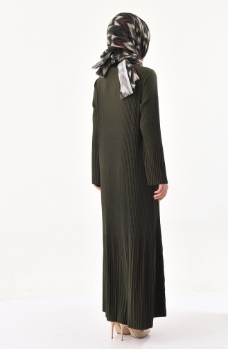 Pleated Sandy Dress 19101-03 Khaki 19101-03