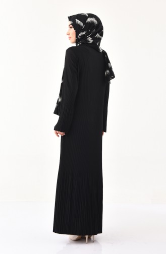 Pleated Sandy Dress 19101-10 Black 19101-10