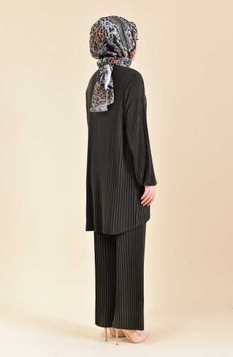 Pleated Tunic Pants Binary Suit 189912-07 Khaki 189912-07