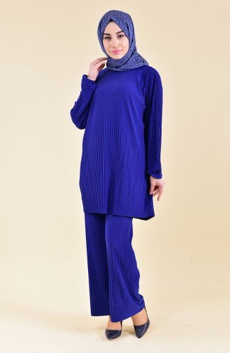 Pleated Tunic Pants Binary Suit 189912-08 Saks 189912-08