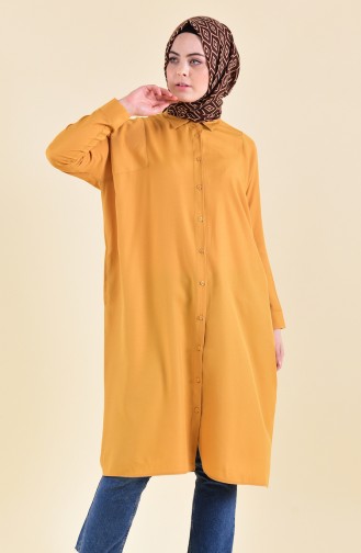 Oyya Sleeves attached Tunic 8122-10 Mustard Yellow 8122-10