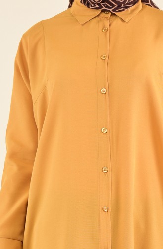 Oyya Sleeves attached Tunic 8122-10 Mustard Yellow 8122-10