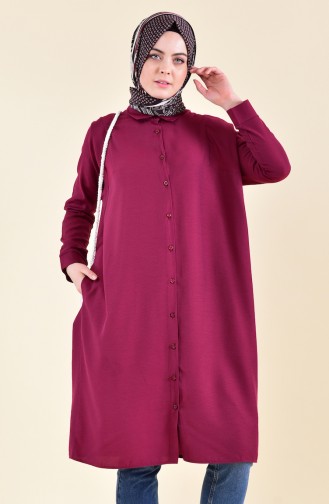 Oyya Sleeves attached Tunic 8122-12 Plum 8122-12