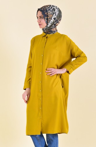 Oyya Sleeves attached Tunic 8122-15 Oil Green 8122-15