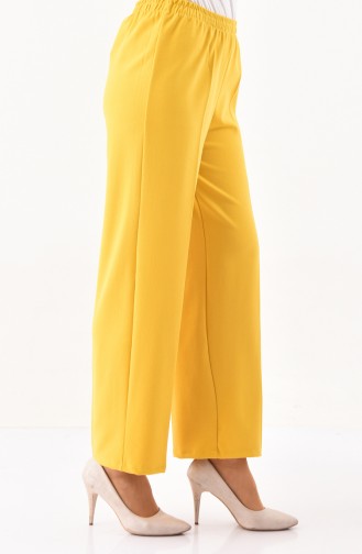 DURAN Elastic Wide Leg Pants 2072-01 Mustard 2072-01