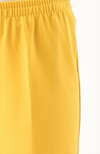 DURAN Elastic Wide Leg Pants 2072-01 Mustard 2072-01