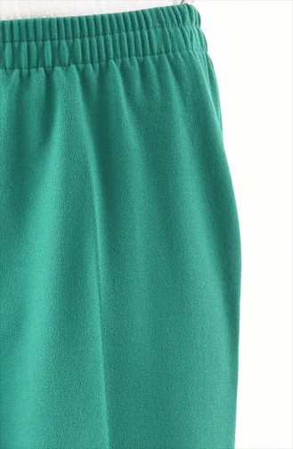 DURAN Elastic Wide Leg Pants 2072-02 Emerald Green 2072-02