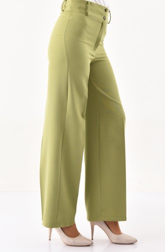 Flared Trousers 2053-05 Pistachio Green 2053-05