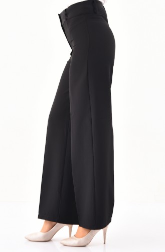 Wide Leg Pants 2053-06 Black 2053-06