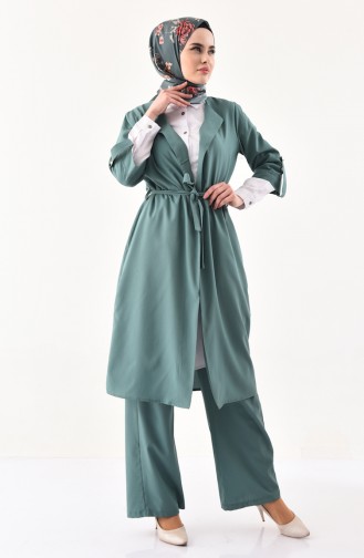 Cape Pants Binary Suit 1199-05 Almond Green 1199-05