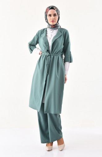 Cape Pants Binary Suit 1199-05 Almond Green 1199-05