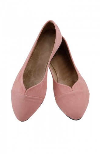 Pink Woman Flat Shoe 0113-10