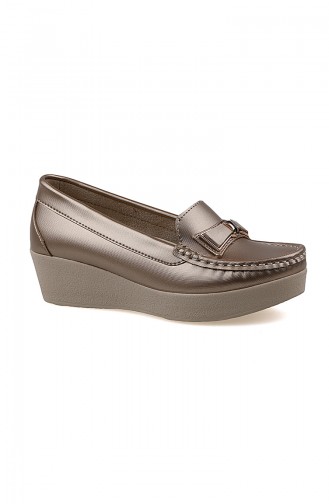 Gold Damen Ballerinas 0155-02