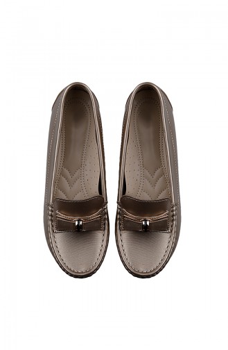 Gold Damen Ballerinas 0155-02