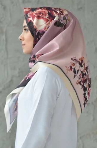 Digital Printed Taffeta Scarf 95087-07 dark Cream 95087-07